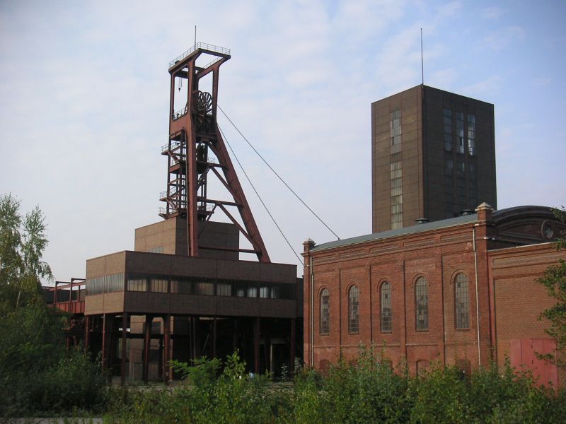 Trochu industrilu. Muzejn achta a koksovna Zollverein, Essen.