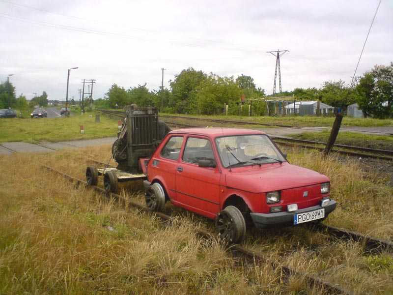 PL drezina Maluch Grodziskiej Kolei