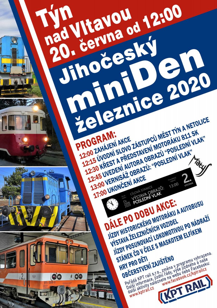 Jihoesk miniDen eleznice 2020