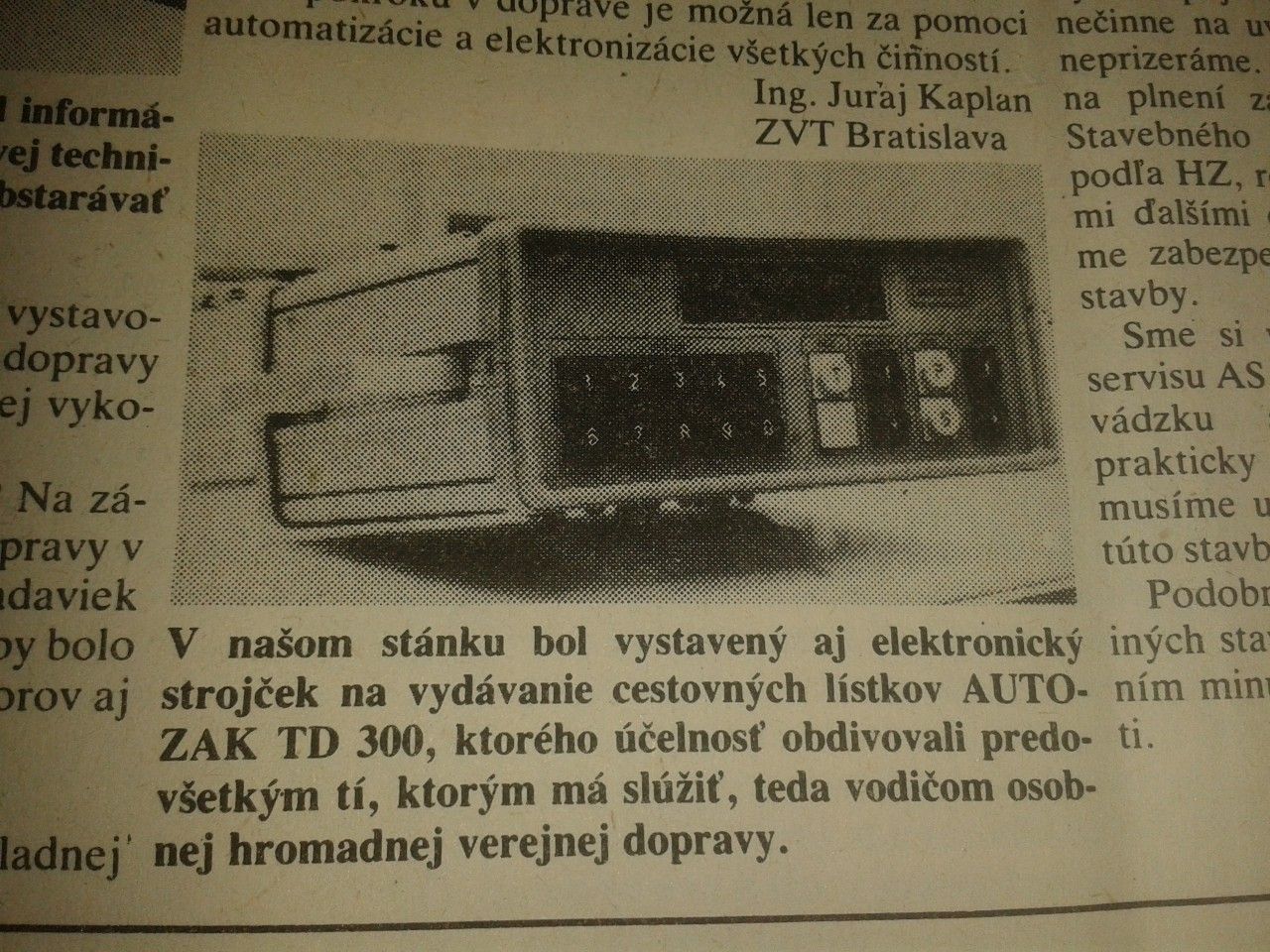 AUTOZAK TD 300