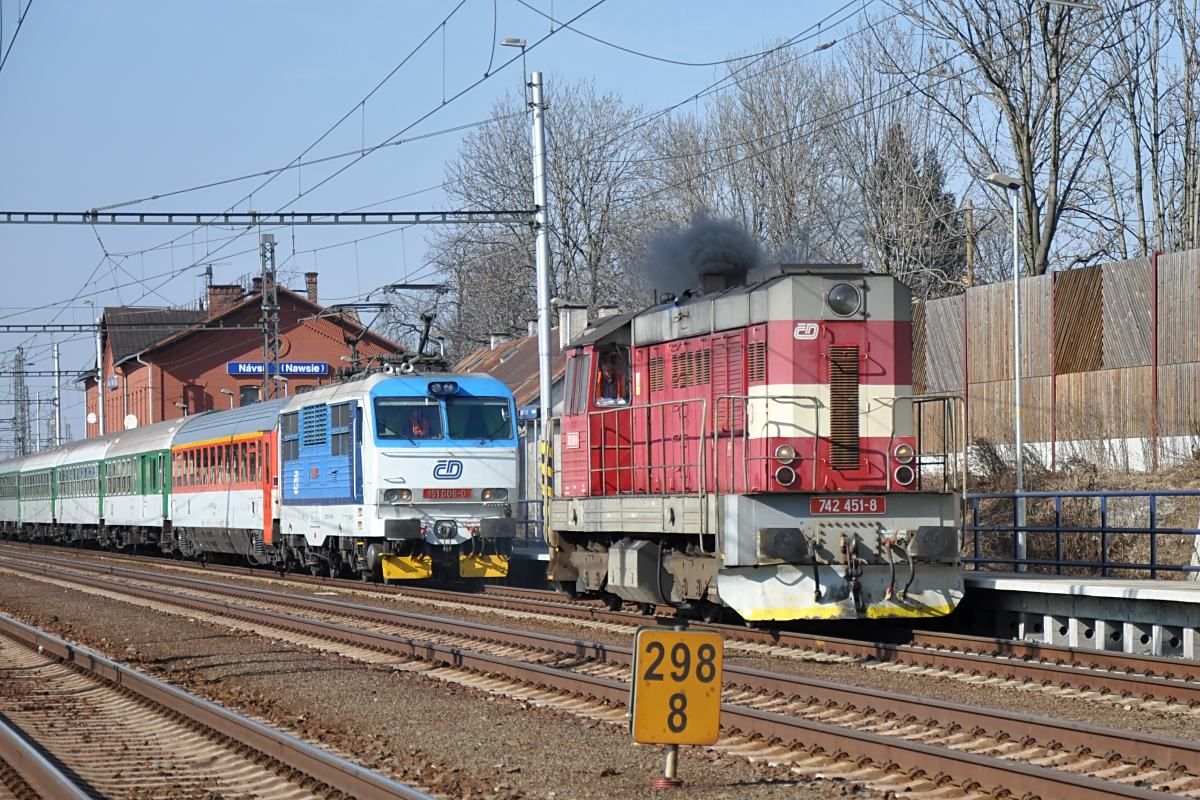 742 451+151 008 Ex 145 LANDEK, Nvs 9.3.2011