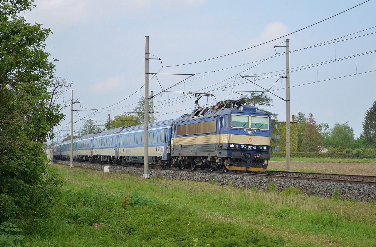 362.011 ZSSK Koln - Star Koln - Zbo nad Labem 17.5.2019