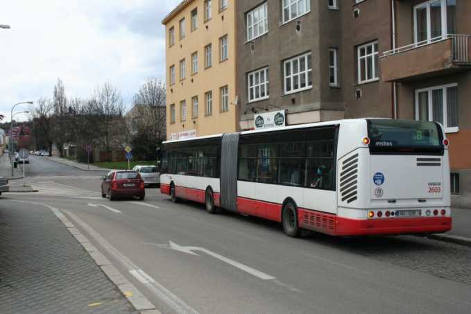 Na linku x8 se podval i nzkopodlan kloub 2603 - zast. Vojtova.