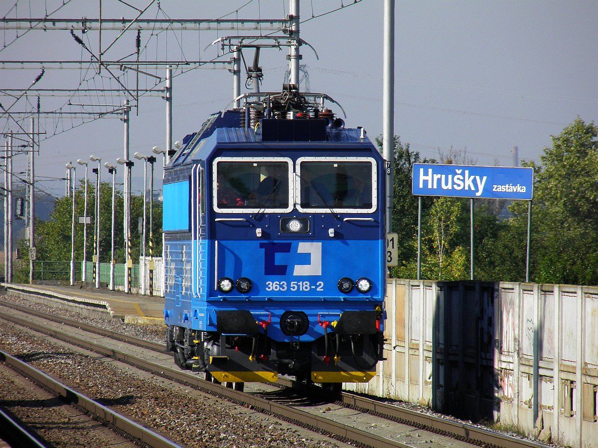 363.518 pi TBZ projd zastvkou Hruky zastvka v 10:13.