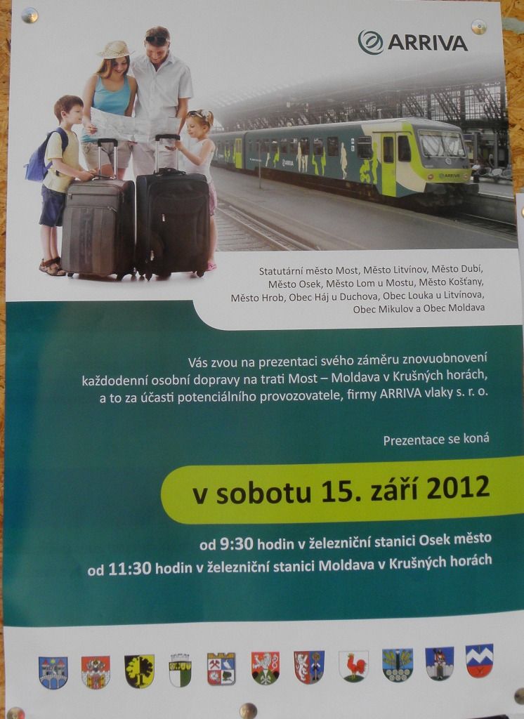 Osek Arriva vlaky 2012
