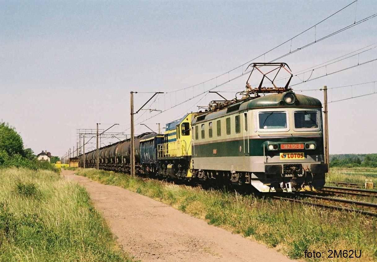 182.101+TEM2, Ryny, 5/08, vlak TKPEj 511086 rel. Gdask Olszynka - Zduska Wola Karsznice Pd.