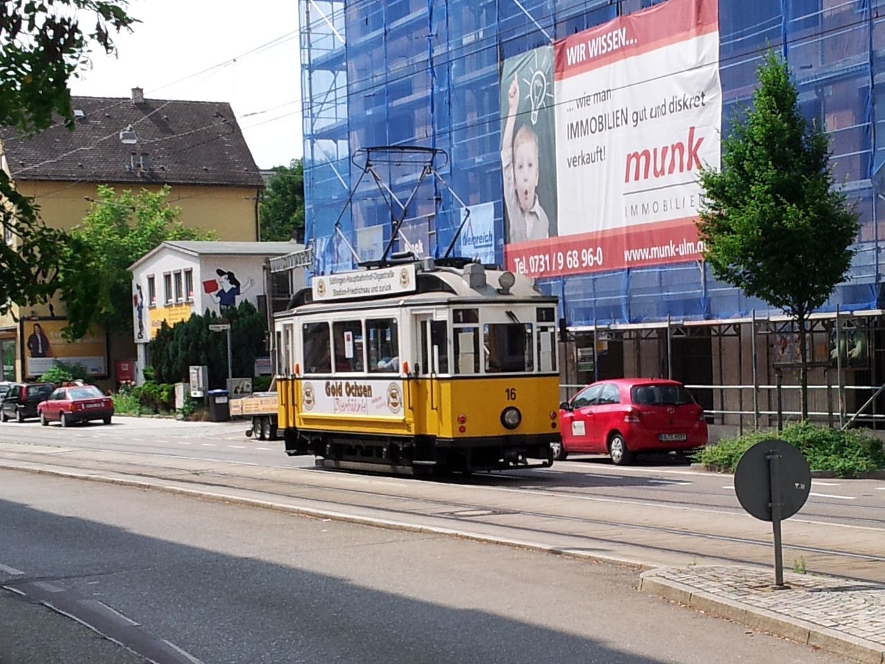 Pivn tramvaj Ulm