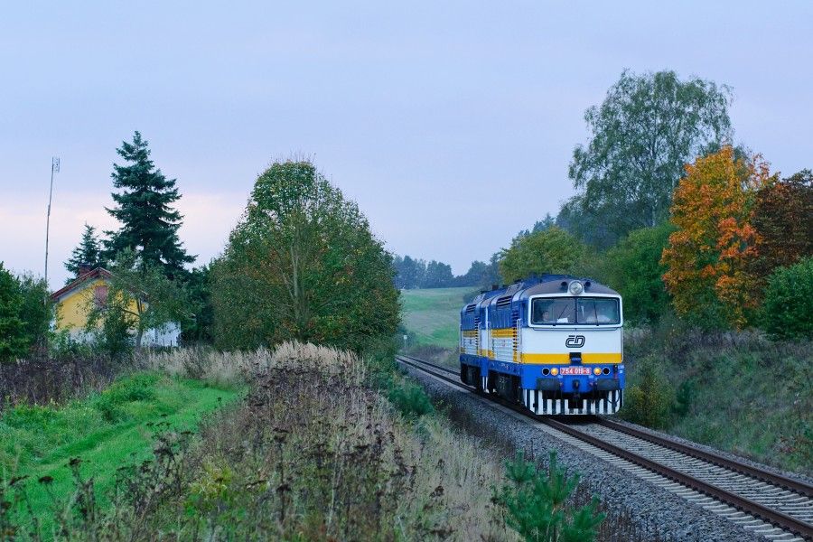 754 019 + 027, Blejov-Osvran, 4.10.2014