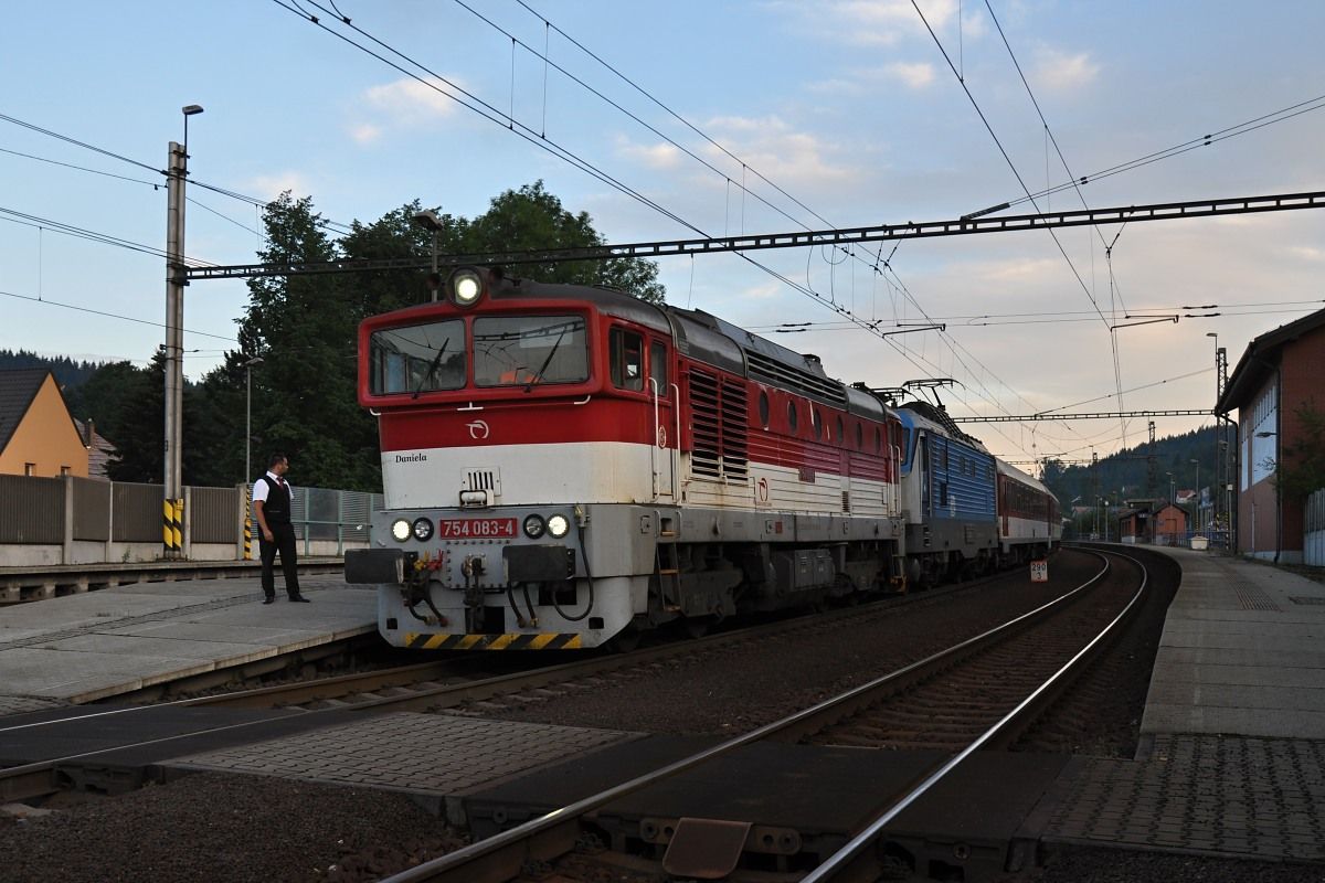 754 083+151 004, R 340 BESKYD, Mosty u Jablunkova 23.7.2017