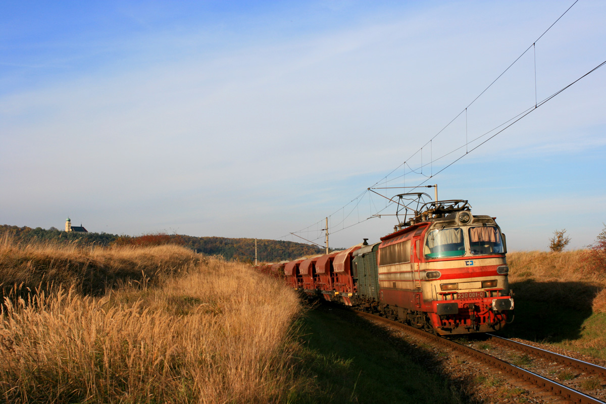 230.001 s manipulanm vlakem z Vykova do Brna