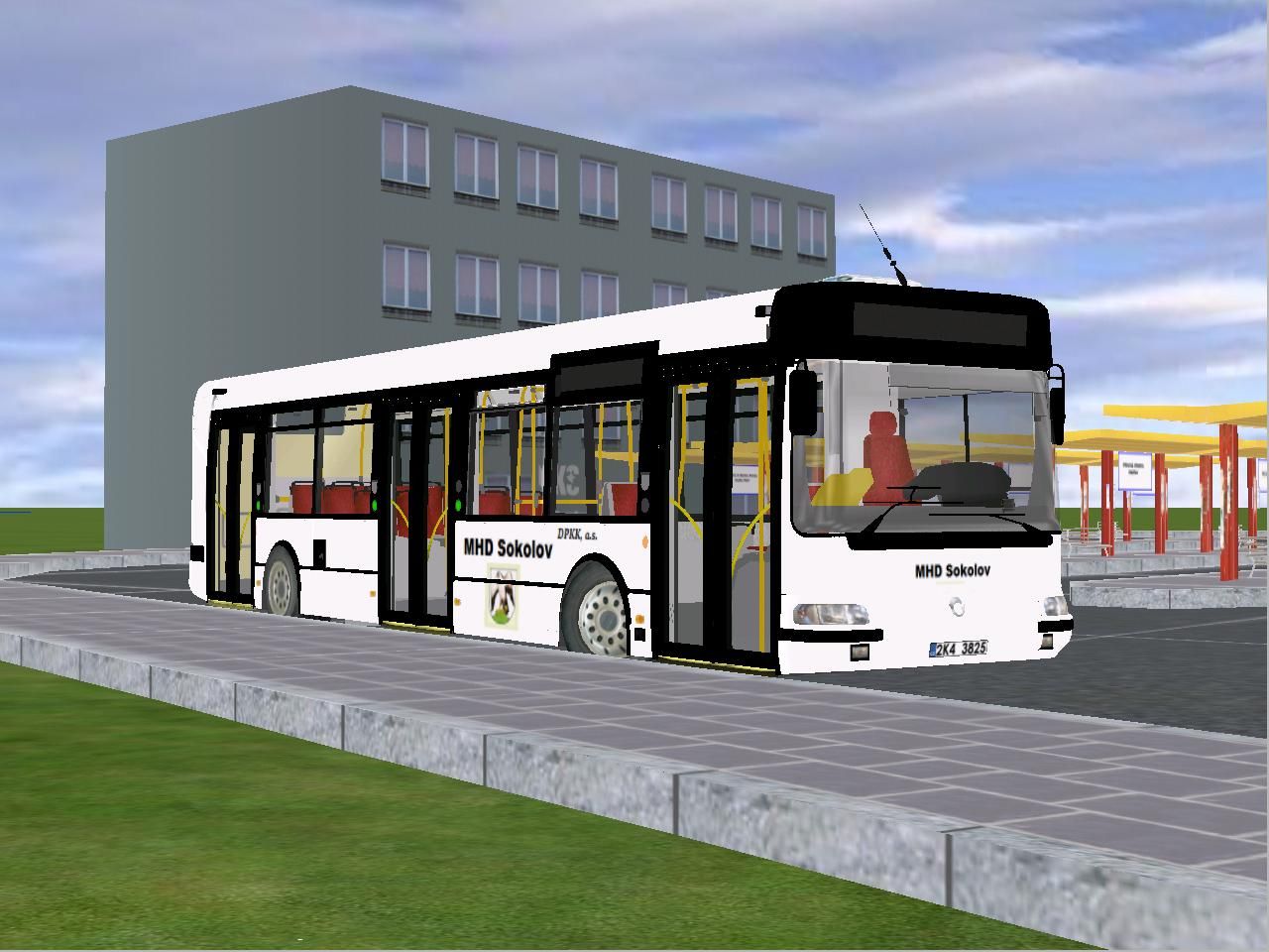 Karosa-Irisbus Citybus 12M 2K4 3825 odstaven na AN