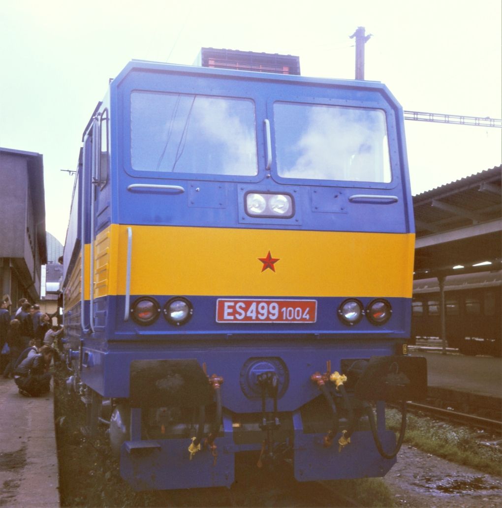 ES499.1004 na vstav lokomotiv  v Plzni 9.84