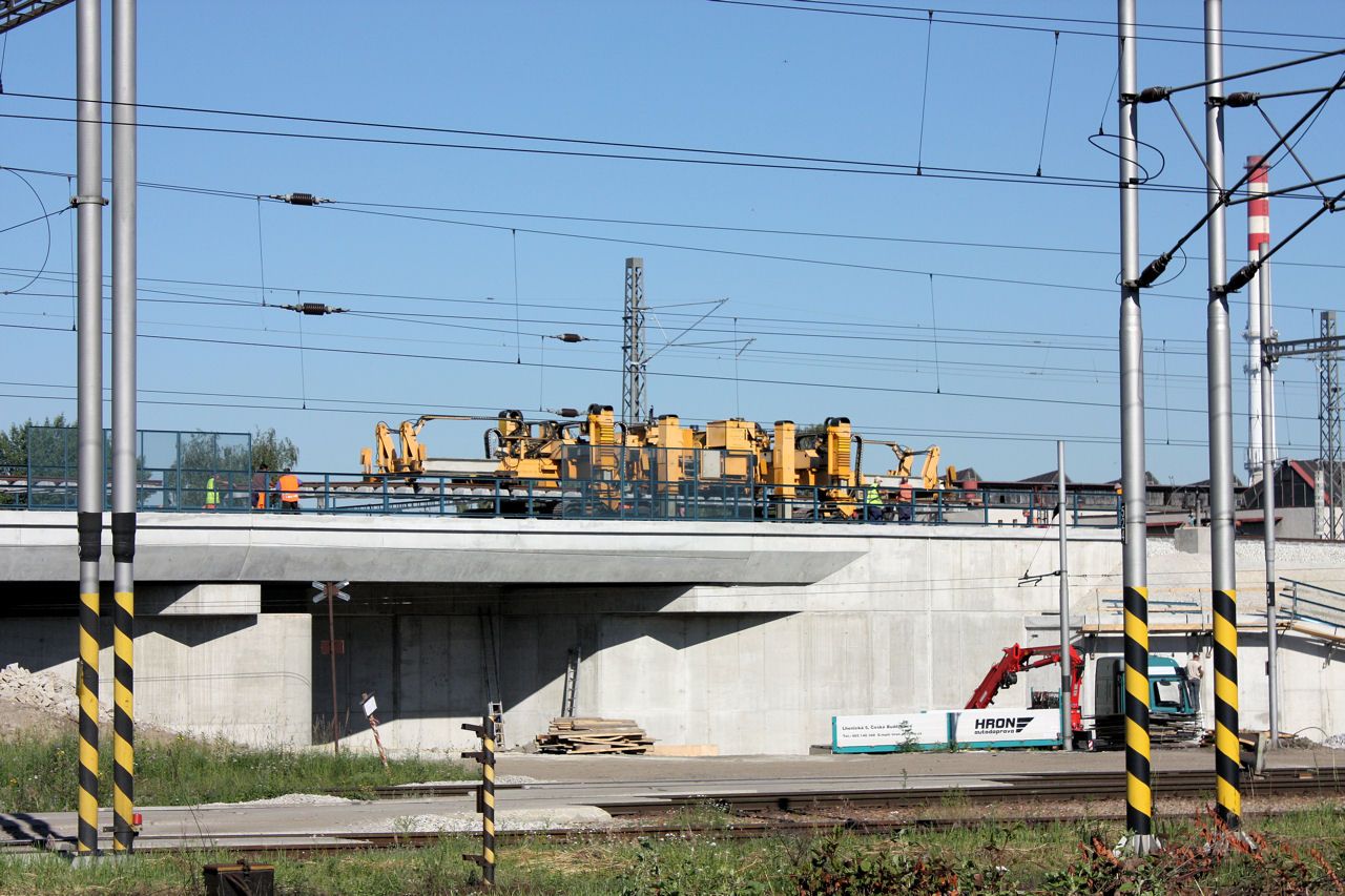 dnen prce na viaduktu u depa na velenick