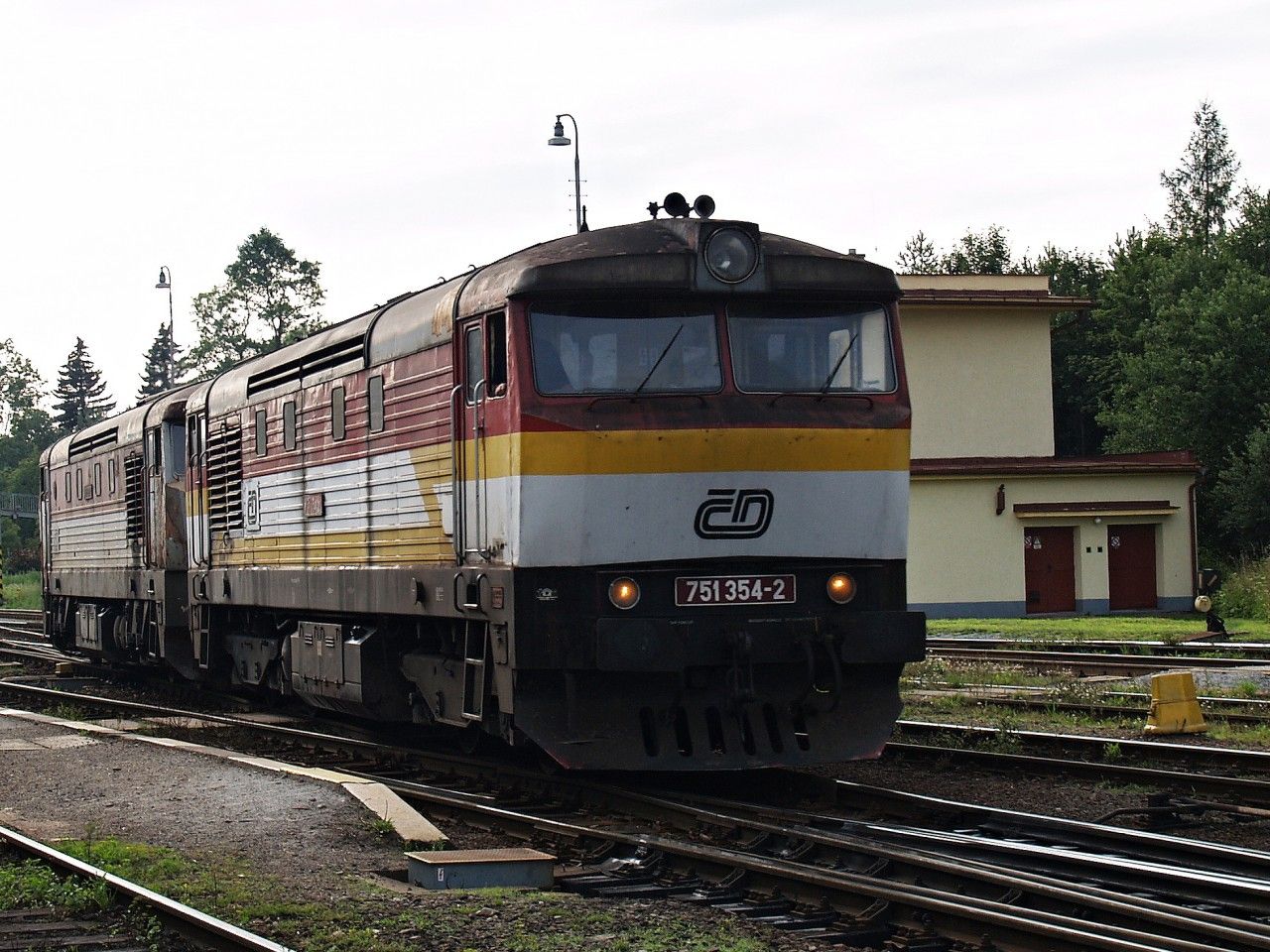 751 354-2 + 751 080-3 v Mezimst dne 19.7.2007