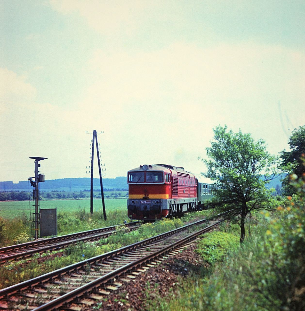 T478.4059 s Ex 250 Zpadn expres , lto 1986, Cerhovice