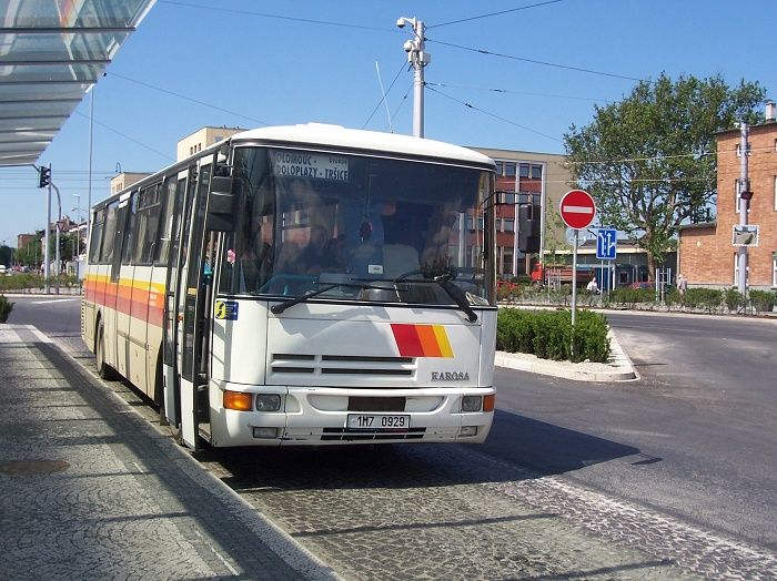 Karosa C934 majitele Autodoprava Studen na lince Auta-Busy Studen v Olomouci dne 17.6.2010