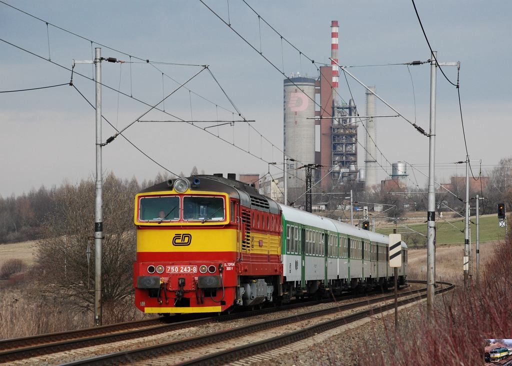 750 243 odklon R 1445 Hranice na M. msto 27.3.2009