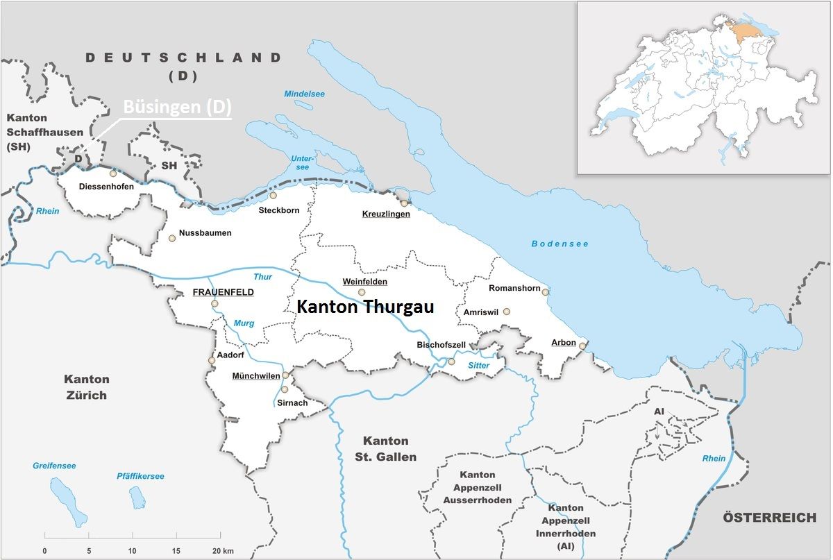 Bsingen (oficilne Bsingen am Hochrhein) nemeck exklva vo vajiarsku