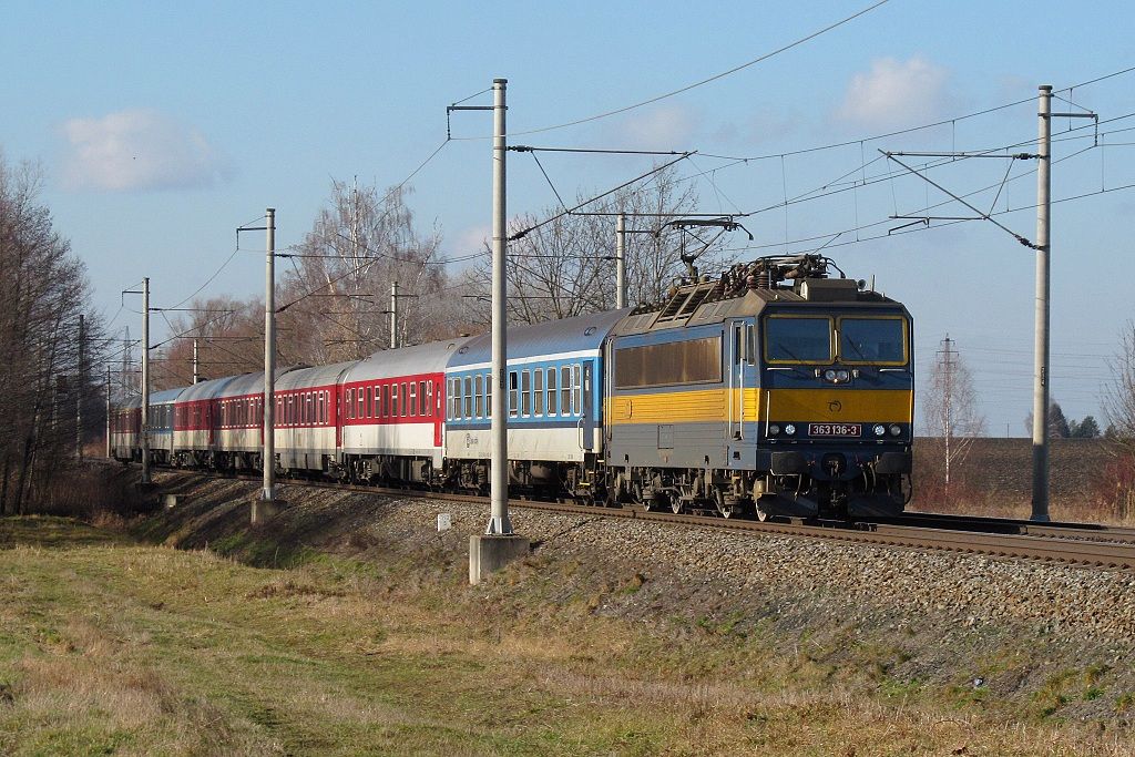 363.136, Ex 127, Pardubice-Oponek, 29.1.