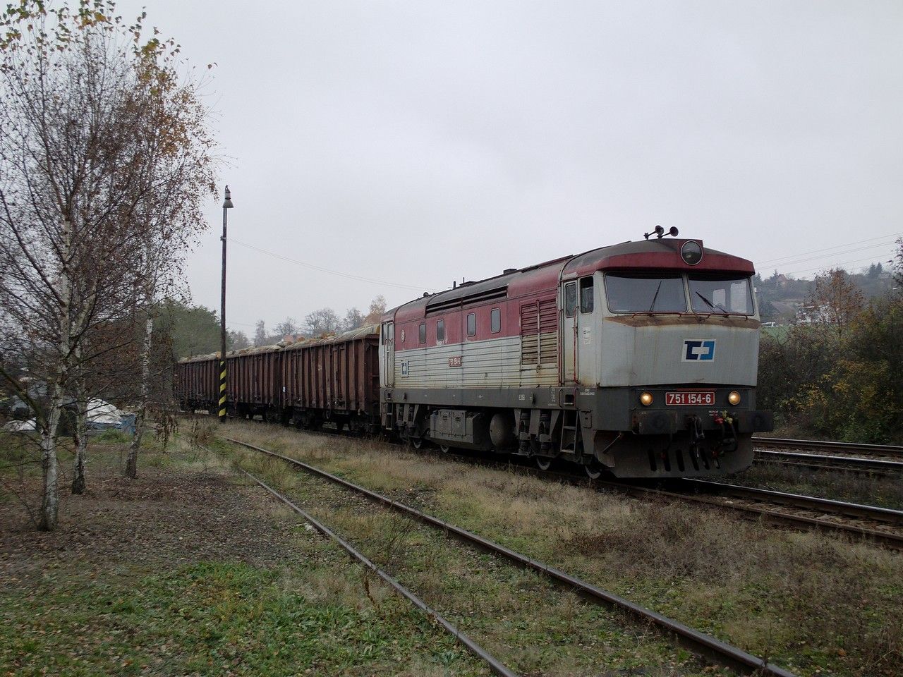 751.154 v Mn z evniova, pi kiovn ve st. N.Straec, 8.11.2011