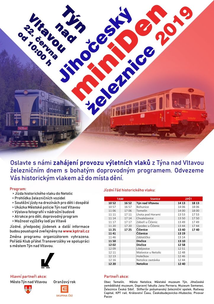 Jihoesk miniDen eleznice 2019