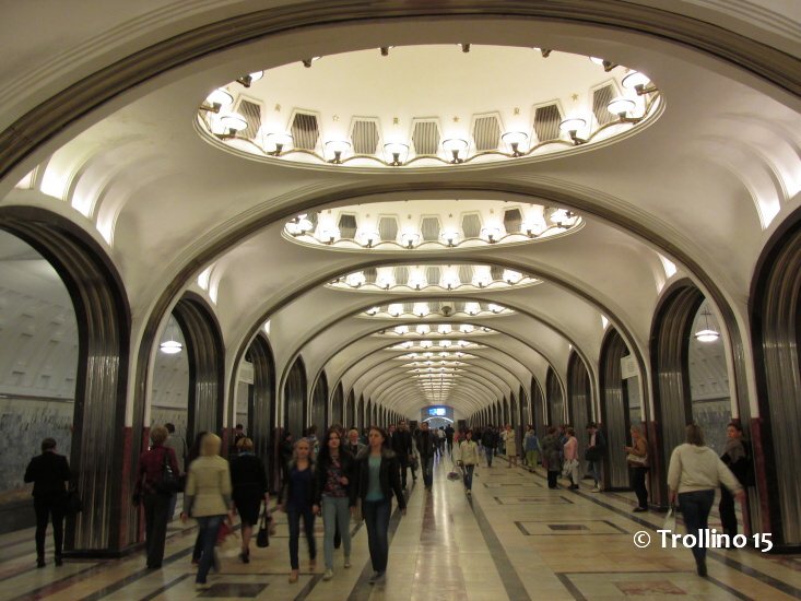 Ladn kivky stanice Majakovskho pekonaly vechny pedstavy o krsn stanici
