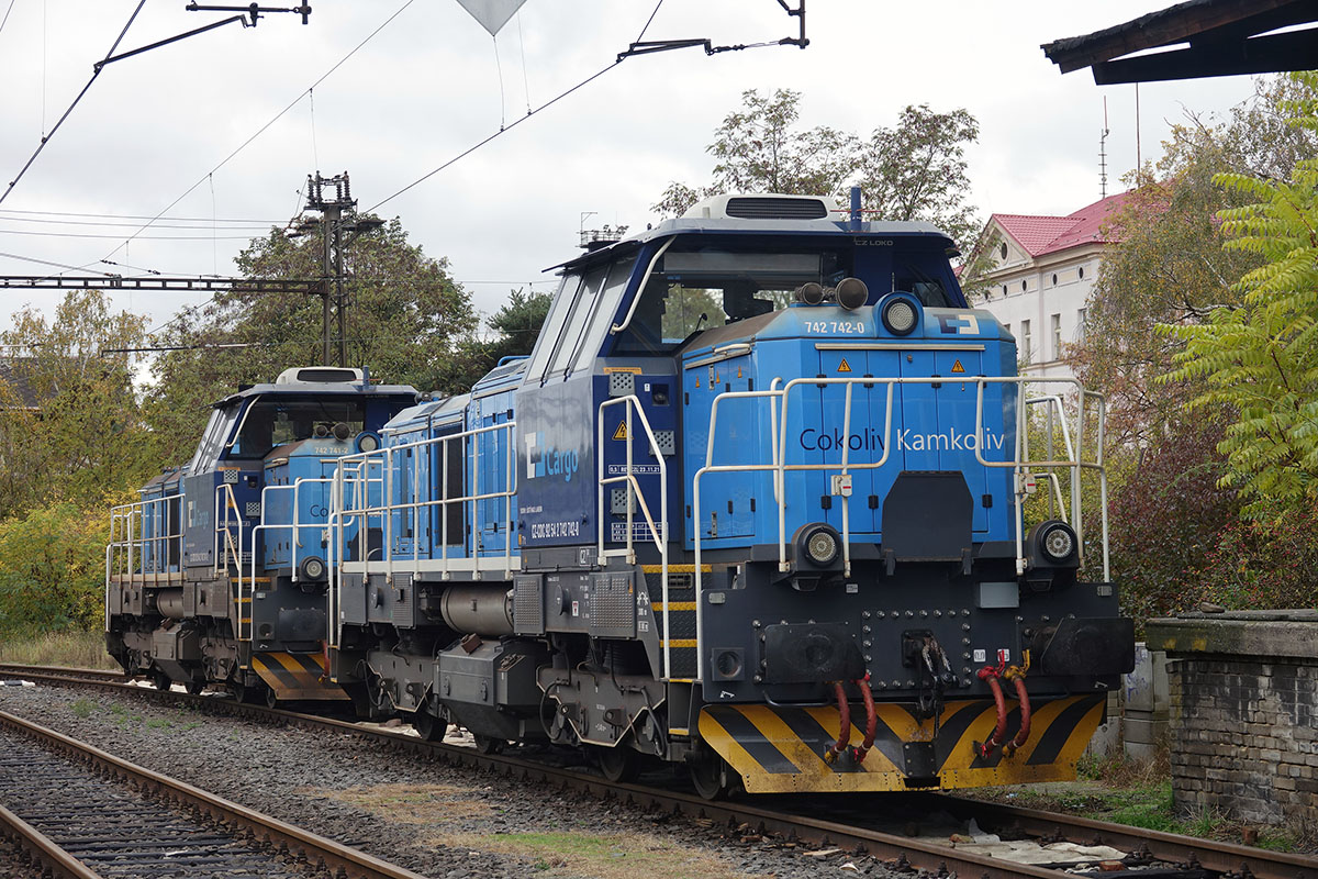 742 742-0 + 742 741-2 / Chomutov / 3.11.2023