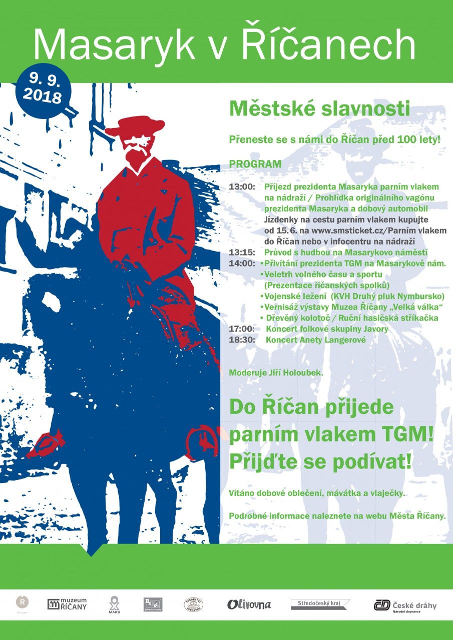 Mstsk slavnosti any 9.9.2018 - letk TGM