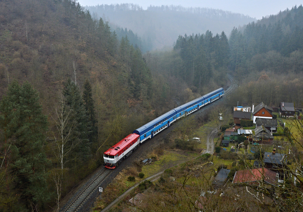 749.107, Klnec - Mchenice, 27.1.2018, autor: Vojtch Gek