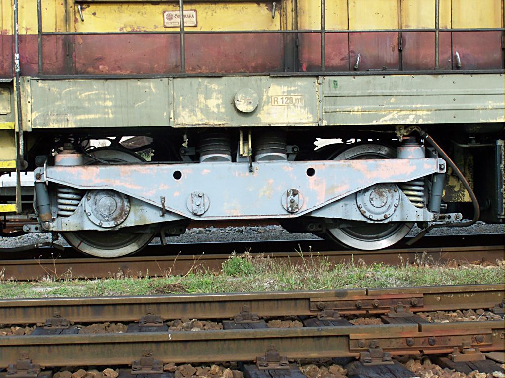 Detail podvozku 742 189-4 ve Znojm 16.9.2009(foto Pavel Valenta)