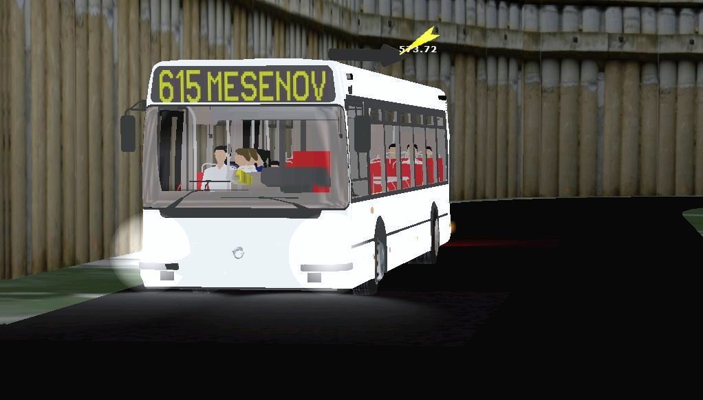 Irisbus Citybus 12 prv m do Menova na autobusov ndra