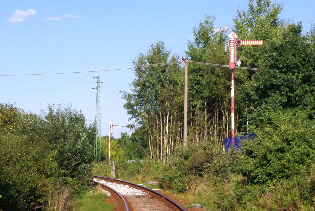 Blatn, vjezd od Nepomuku (v pozad vjezd od Strakonic), srpen 2012