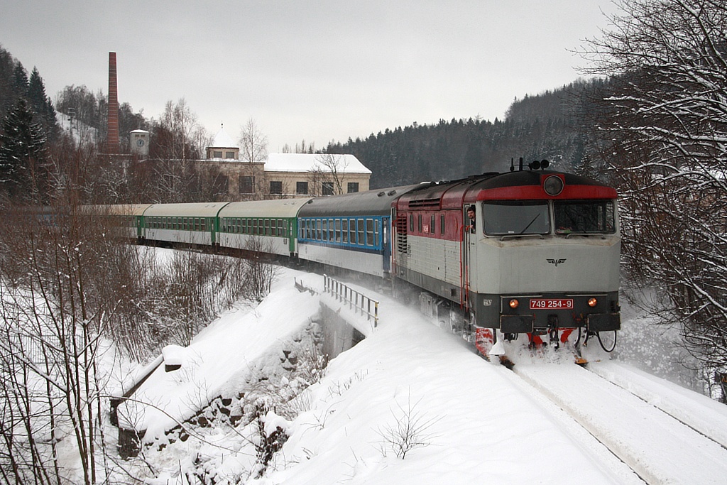 749.254 pijd do stanice Tanvald, 21.1.2012