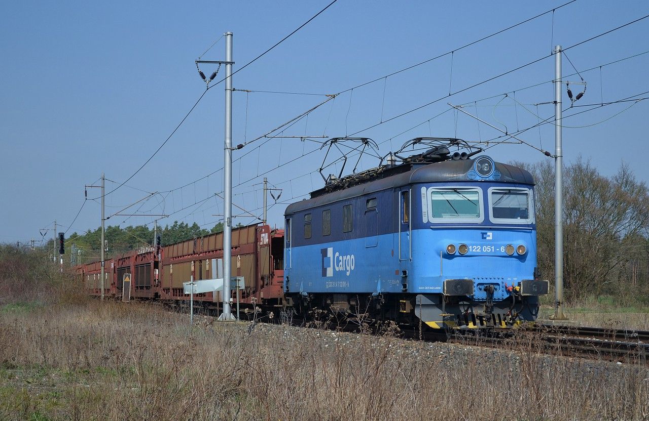 122.051 D Cargo Nymburk - Podbrady 2.4.2019