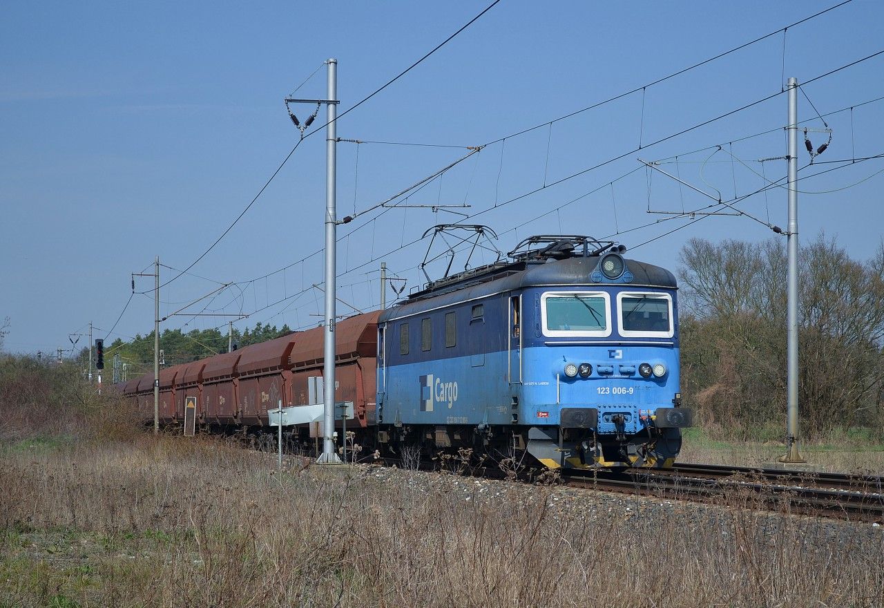 123.006 D Cargo Nymburk - Podbrady 2.4.2019