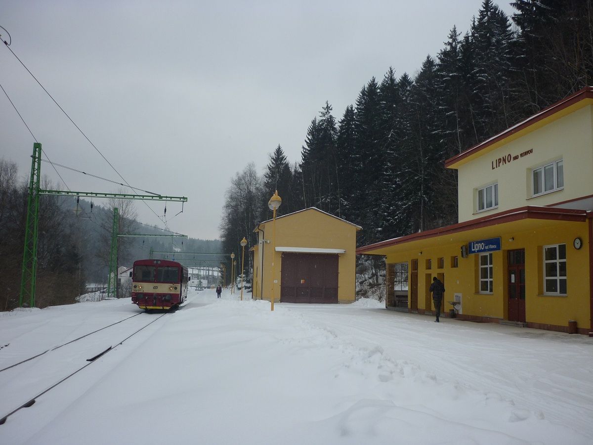 Os 18809 ek na odjezd, 22. 2. 2013, Lipno n. Vlt.