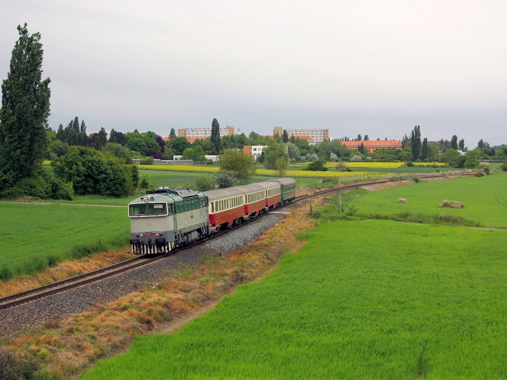 Sv od protokolrnho vlaku Praha - Lun - Praha, 16.5.2014