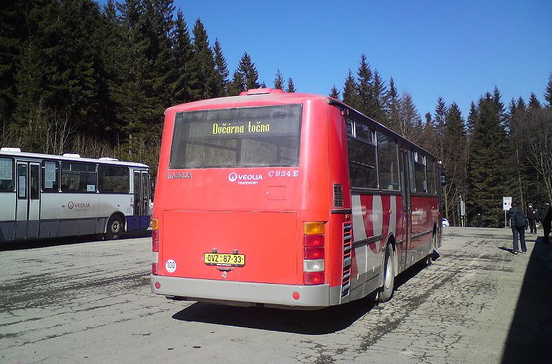 Karosa C934, Karlova Studnka, Hvzda aut. st., 2. 3. 2011