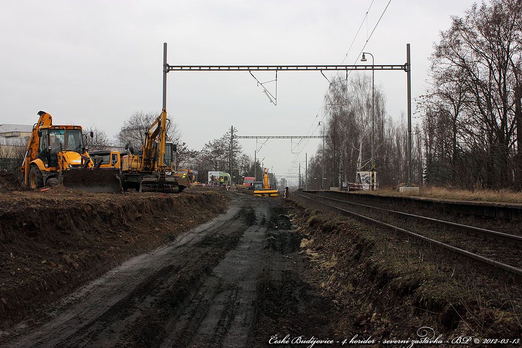 pohled od stanice smerem k Budvaru