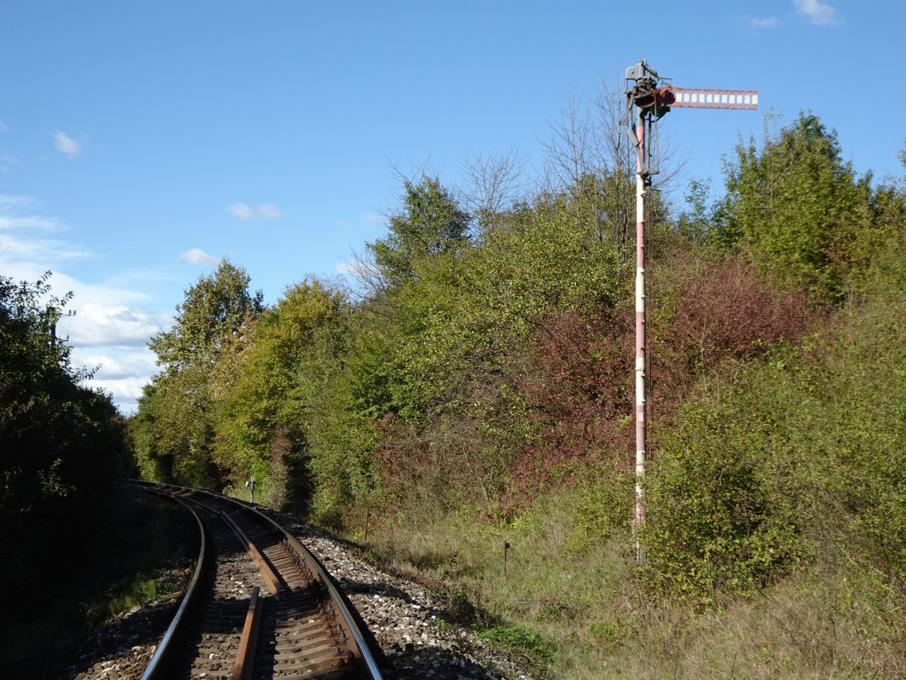 ierna nad Topou, vjezdov nvstidlo od Vranova nad Topou. 30.9.2024 