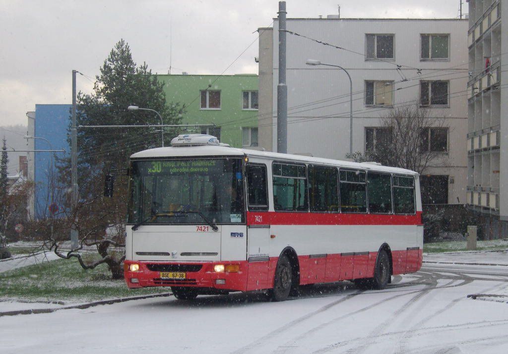 7421 pobl smyky Vychodilova pi prvn etap vluky trolejbus x30 na Krlovopolsk