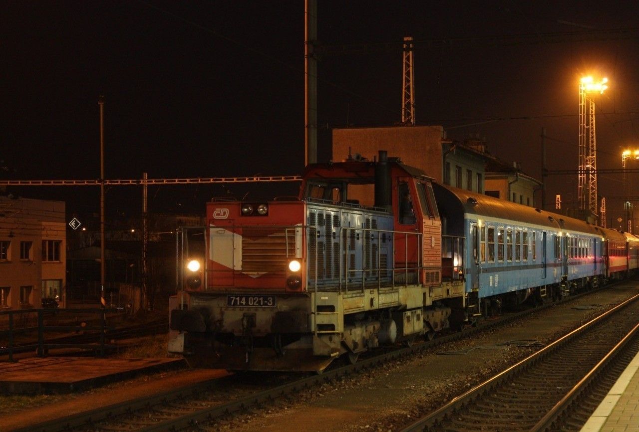 Lokomotiva 714 021 (esk Budjovice)