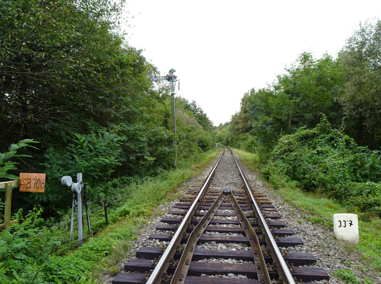 Hanuovce nad Topou, vjezdov nvstidlo od iern nad Topou. 2.10.2024