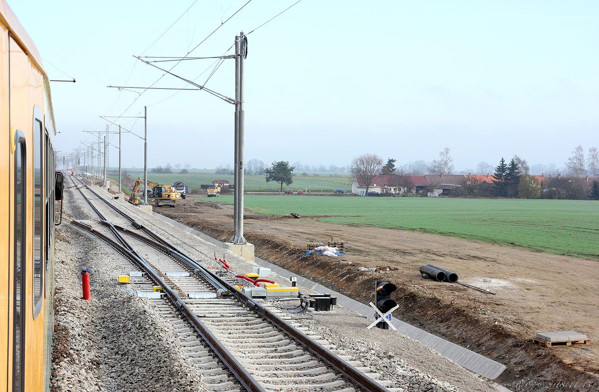 ped zastvkou Dynn budou kolejov spojky - vhybka .1 a Se3