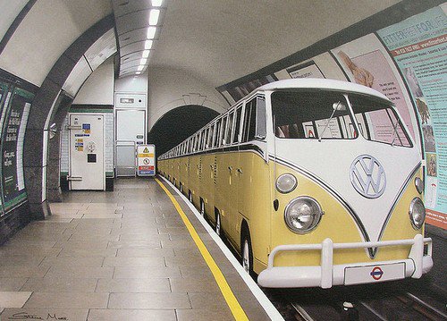 VW transporter U-Bahn