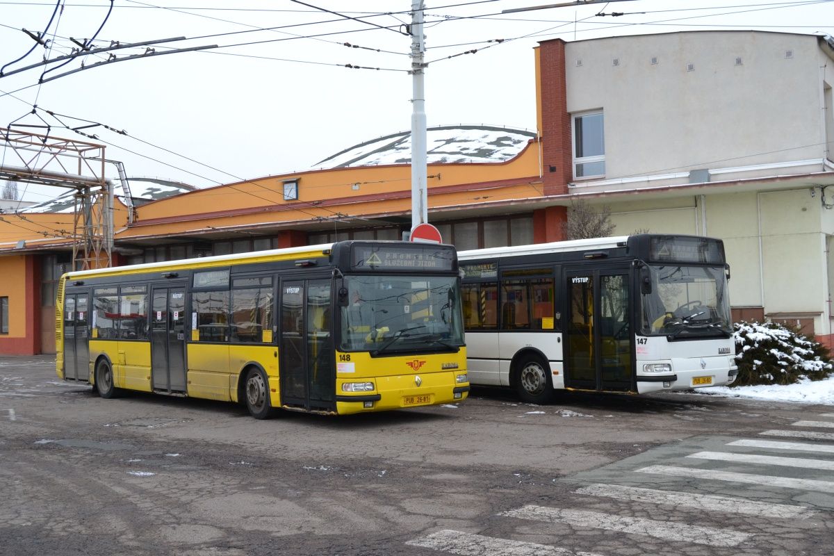 Veterna 144 dopln na letiti dva nejstar Citybusy 147 a 148