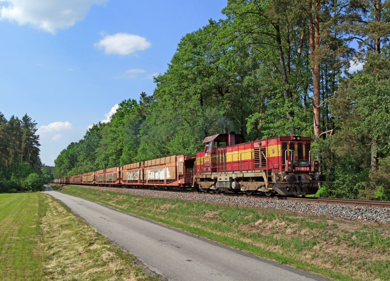 731.011-3, Pn 53947 (Pn 47201), Jaworzno Szczakowa - Lomnice n/Lu. (Mlad Boleslav msto), 7.6.2021