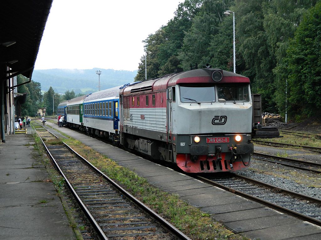 749.042 pijd do stanice Jesenk, 20.8.2013 (vlukov obh)