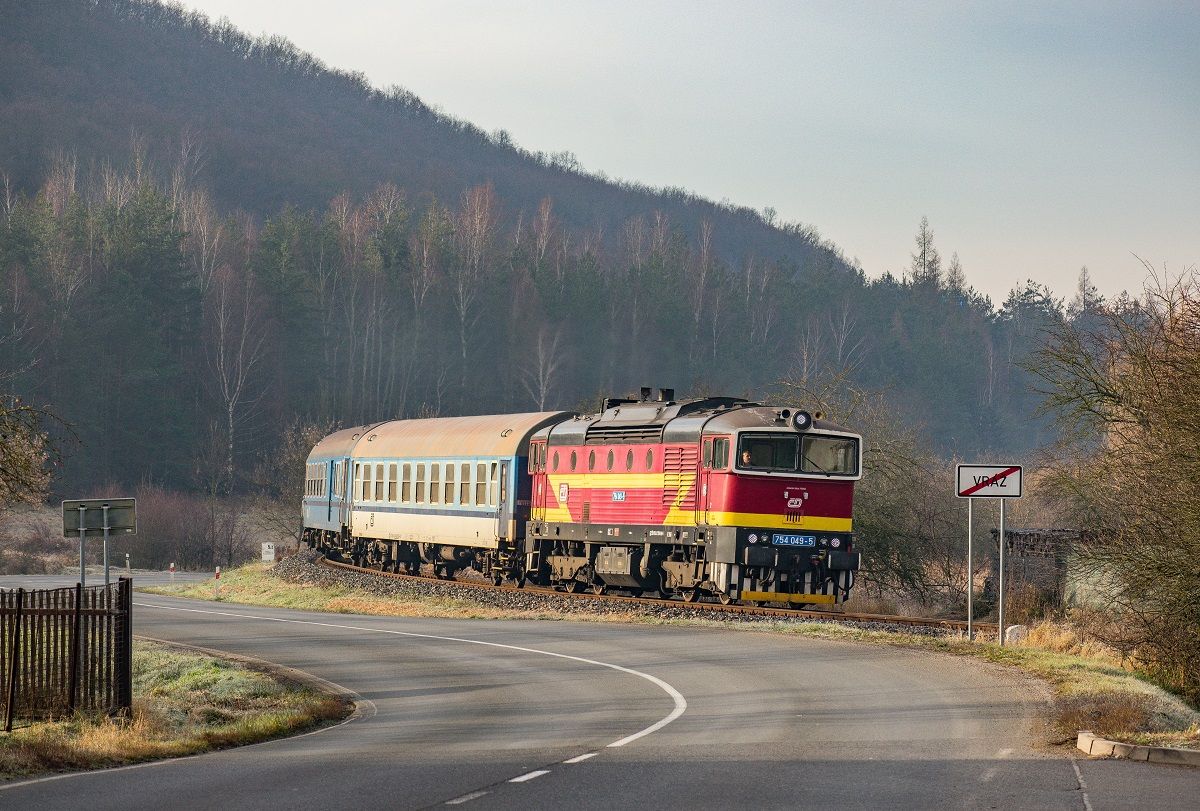 R 1243 Hv 754 049 OC Sted, S Praha Vrovice, Vr u Berouna 01.12.2019