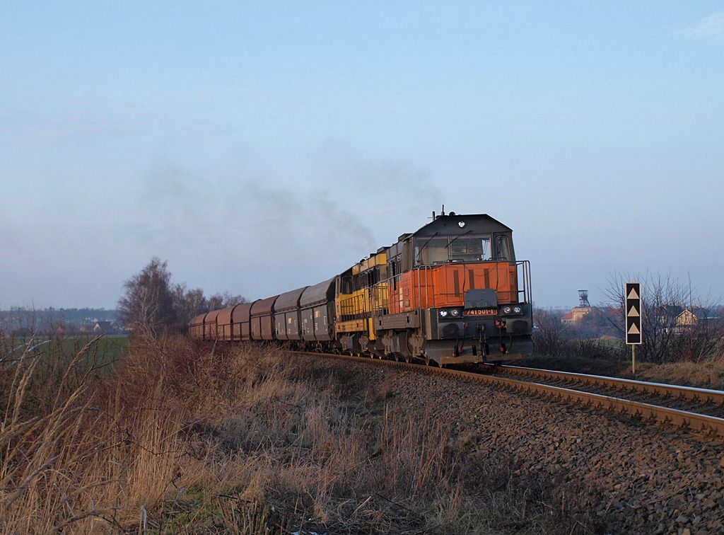 741 501 + 509_Brandsek - Kladno Vrapice_1.2.2014